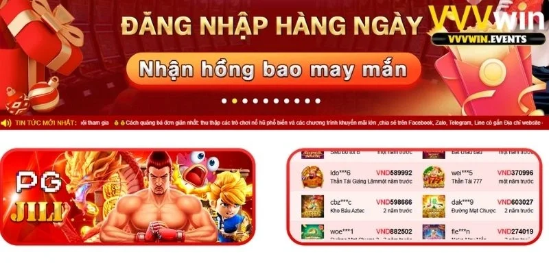 Đăng nhập VVVwin