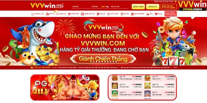 VVVwin 221 Tổng quan thông tin về nhà cái VVVWin 2025
